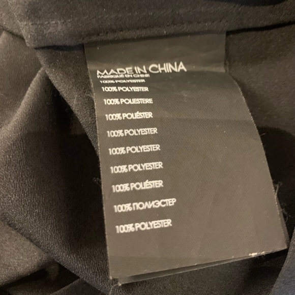 GORGEOUS BLACK CLUB MONACO BLOUSE W/ RUCHING DETAIL - SMALL - Picture 9 of 11